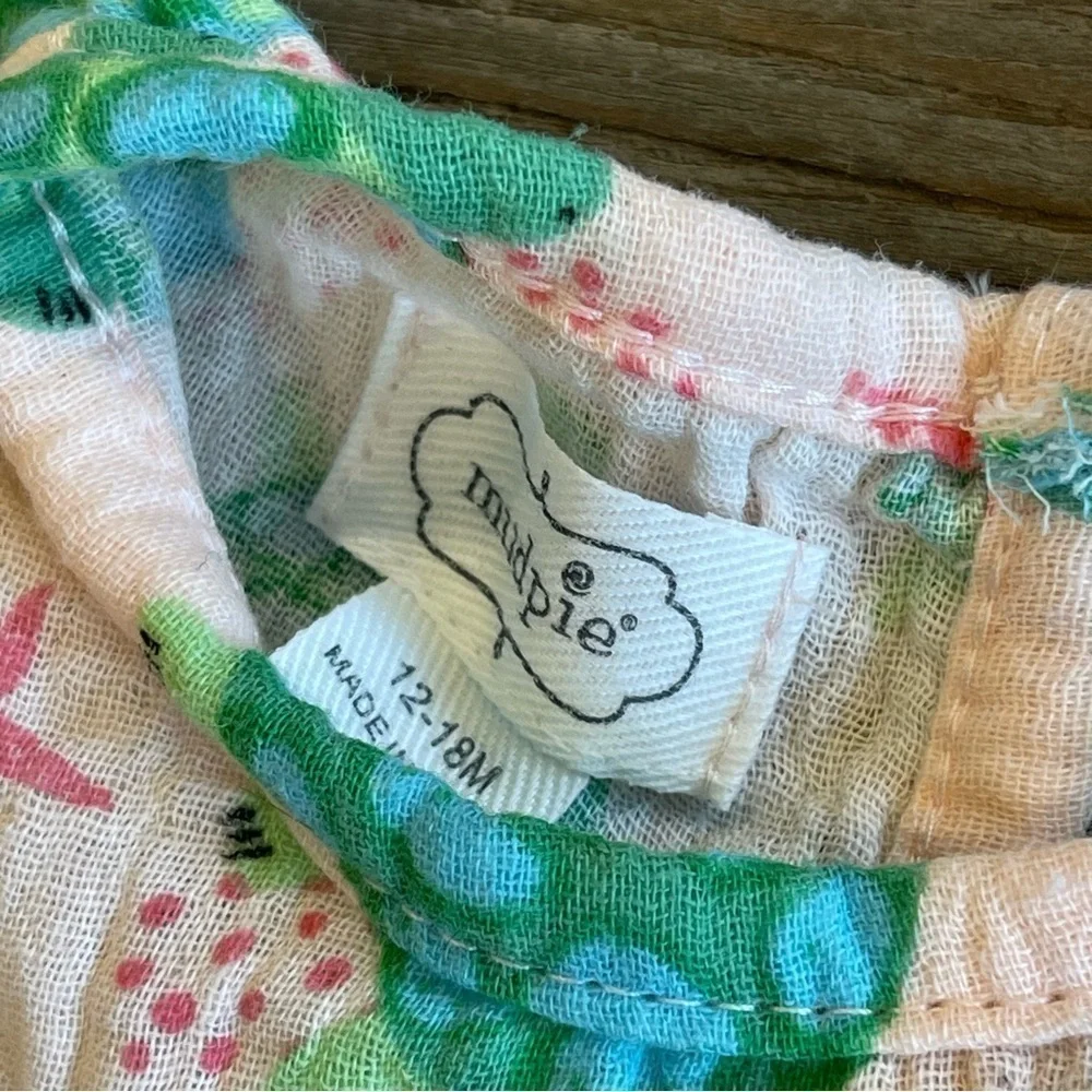 Mudpie Dress Muslin Gauzy Cotton Summer Spring Turtles Beach Vacation Hawaii New